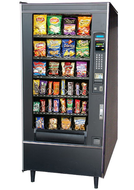 National Vendors 148 Snack Vending Machine 4-Wide FREE SHIPPIING 